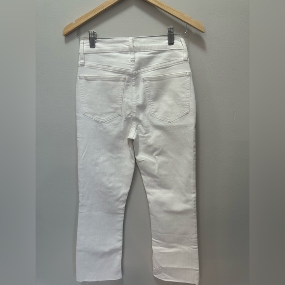 New w/minor defect. J.Crew 9" demi-boot crop jean in white wash. Size 27 $128 - Picture 7 of 8